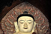 Bagan Myanmar. Buddha Image inside the Dhammayangyi temple. 